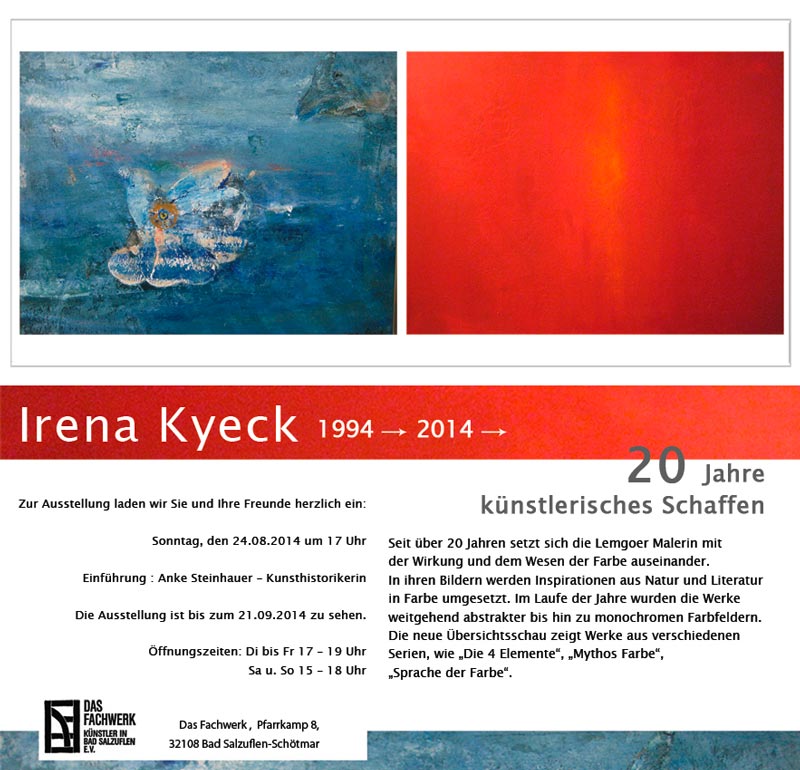 Irena Kyeck Einladung